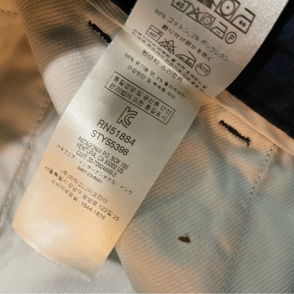 Patagonia Women's Blue high rise trouser pants | Sz 4 Waist 30" - Picture 13 of 13